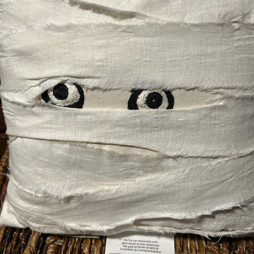 Pottery Barn Mummy Pillow RARE